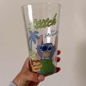 Stitch glass cup